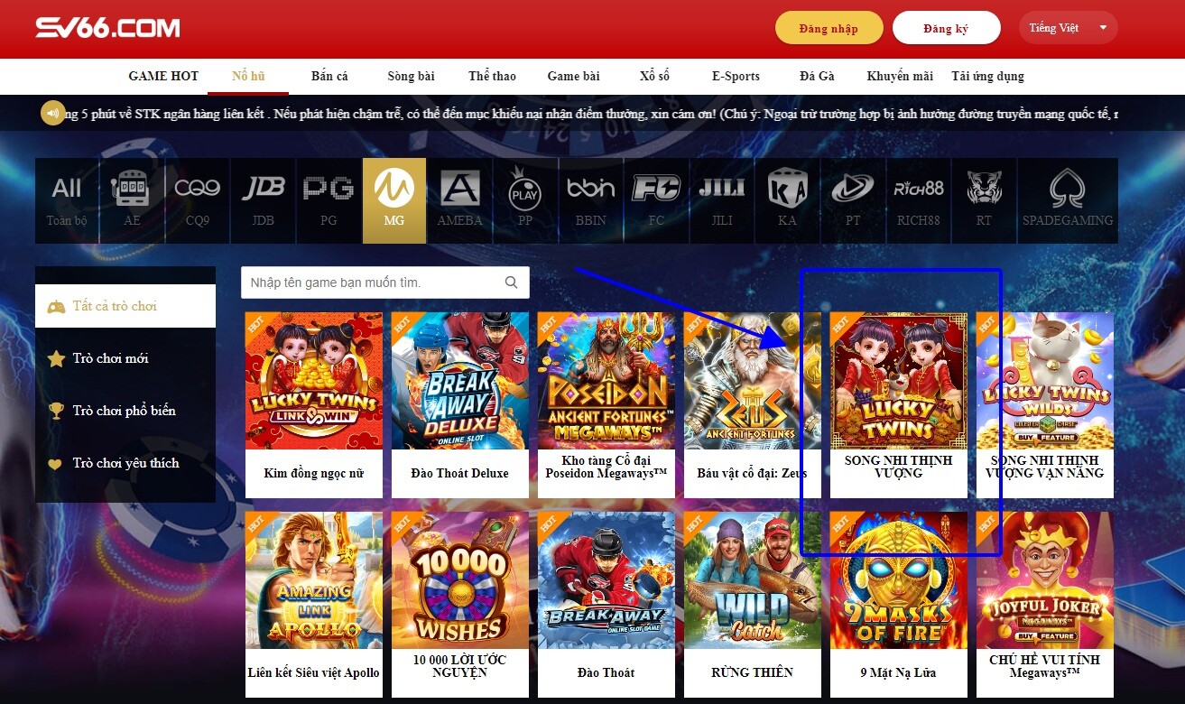 Song Nhi Thịnh Vượng SV66 - Hướng dẫn tham gia săn nổ hũ giỏi 7 Đôi nét về game nổ hũ Song Nhi Thịnh Vượng SV66