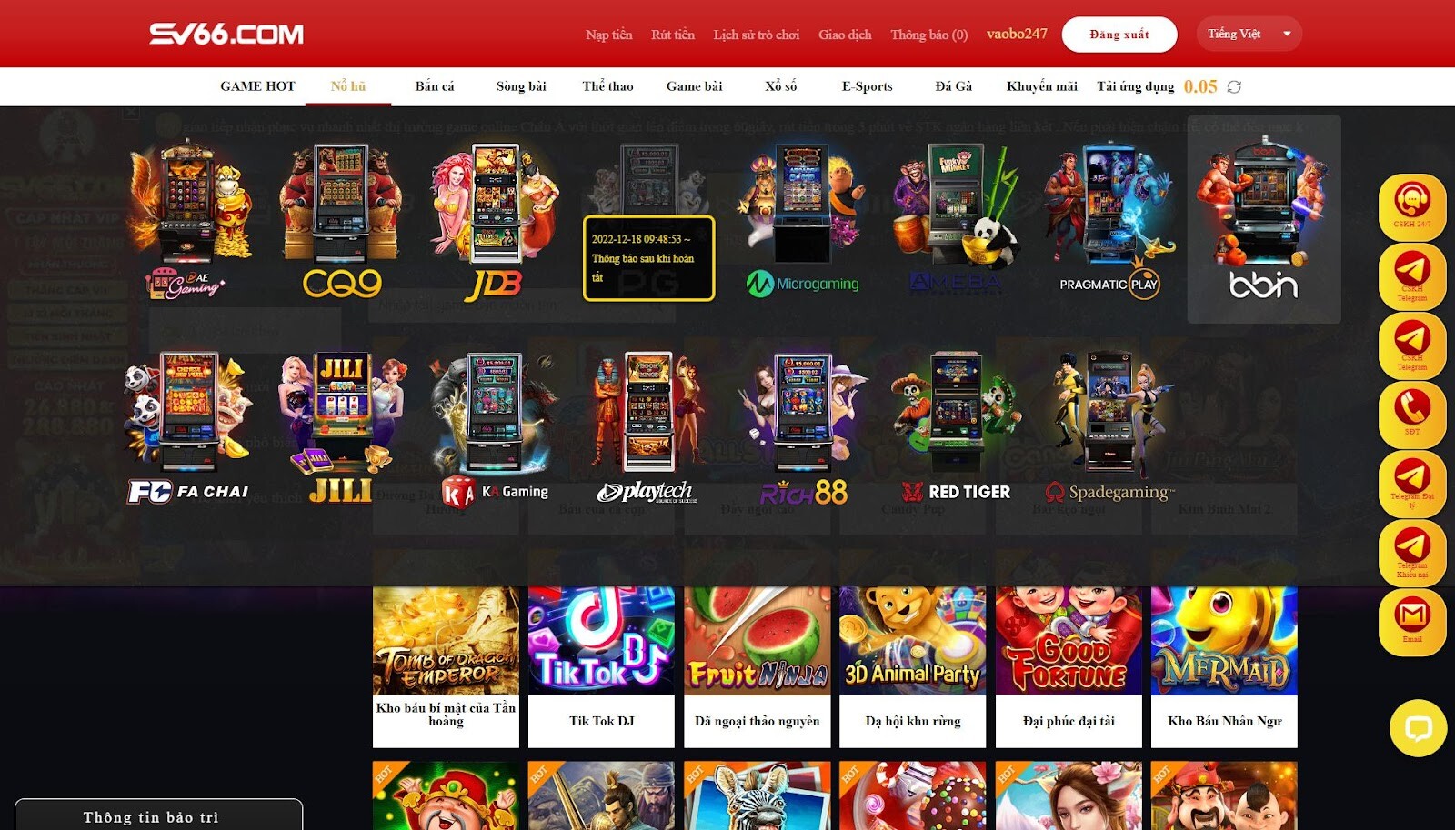 Tik Tok DJ SV66 - Tựa game Nổ Hũ cho người yêu thích Tik Tok 6 Giới thiệu chung về sảnh cược Bbin Gaming tại SV66
