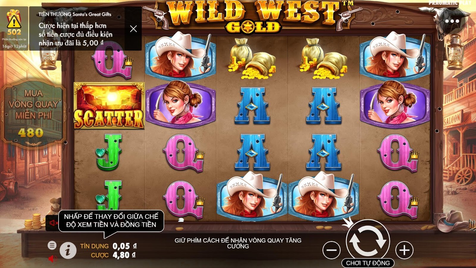 Vàng Miền Tây Hoang Dã SV66 - Tăng trải nghiệm săn hũ 8 Hướng dẫn chơi game Vàng Miền Tây Hoang Dã tại SV66