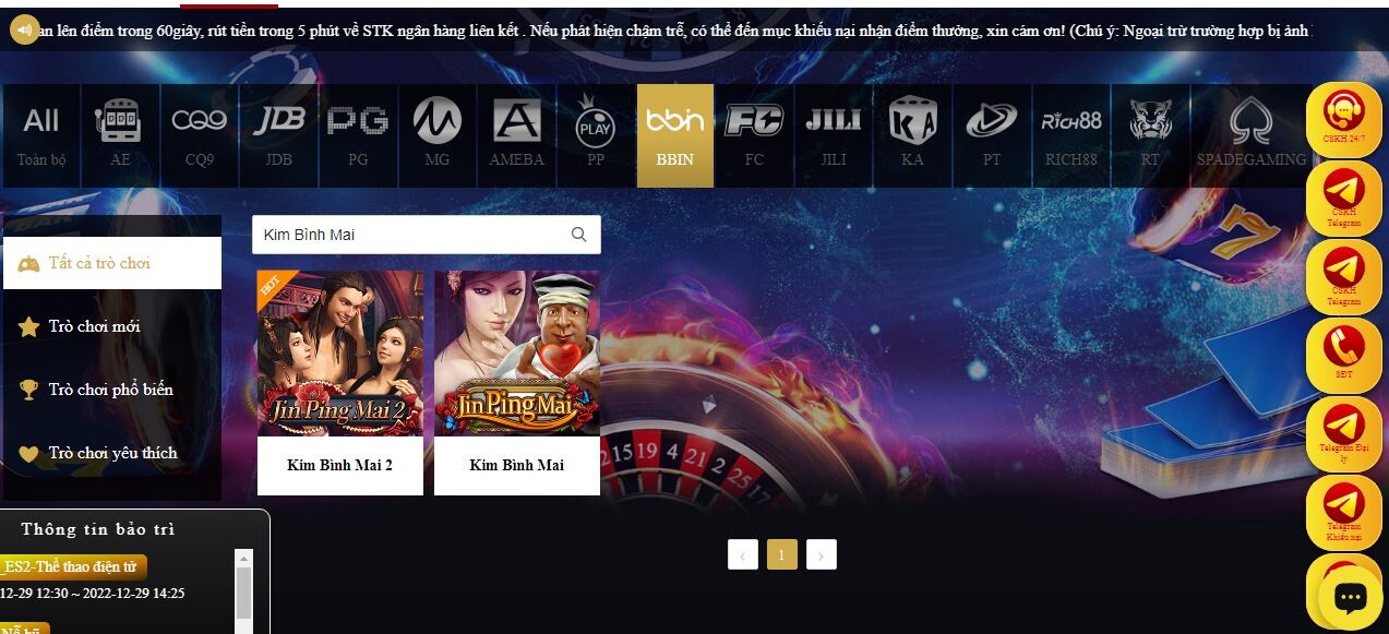 Kim Bình Mai 1+2 SV66 - slot game hấp dẫn nên chơi thử 1 lần 8 Mục game Kim Bình Mai tại nhà cái SV66