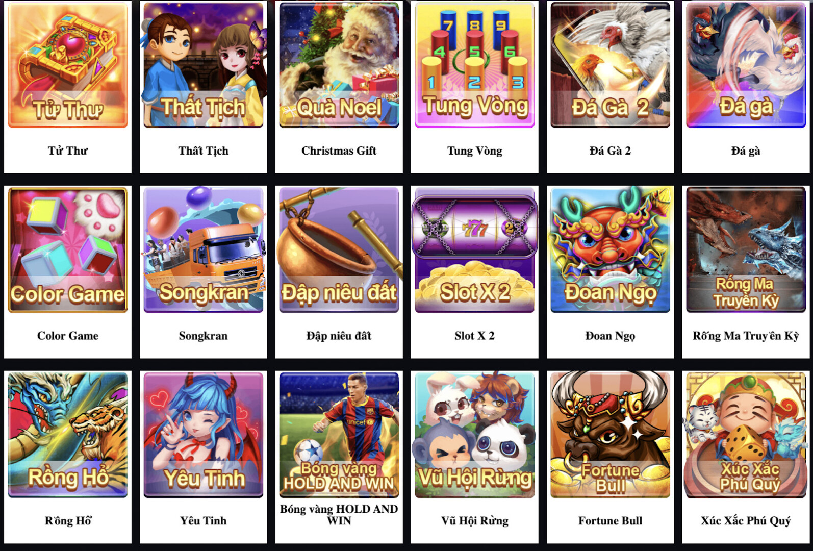 Christmas Gift SV66 - Cách chơi như thế nào? 7 Sảnh game Rich88 Gaming có rất nhiều trò chơi hấp dẫn