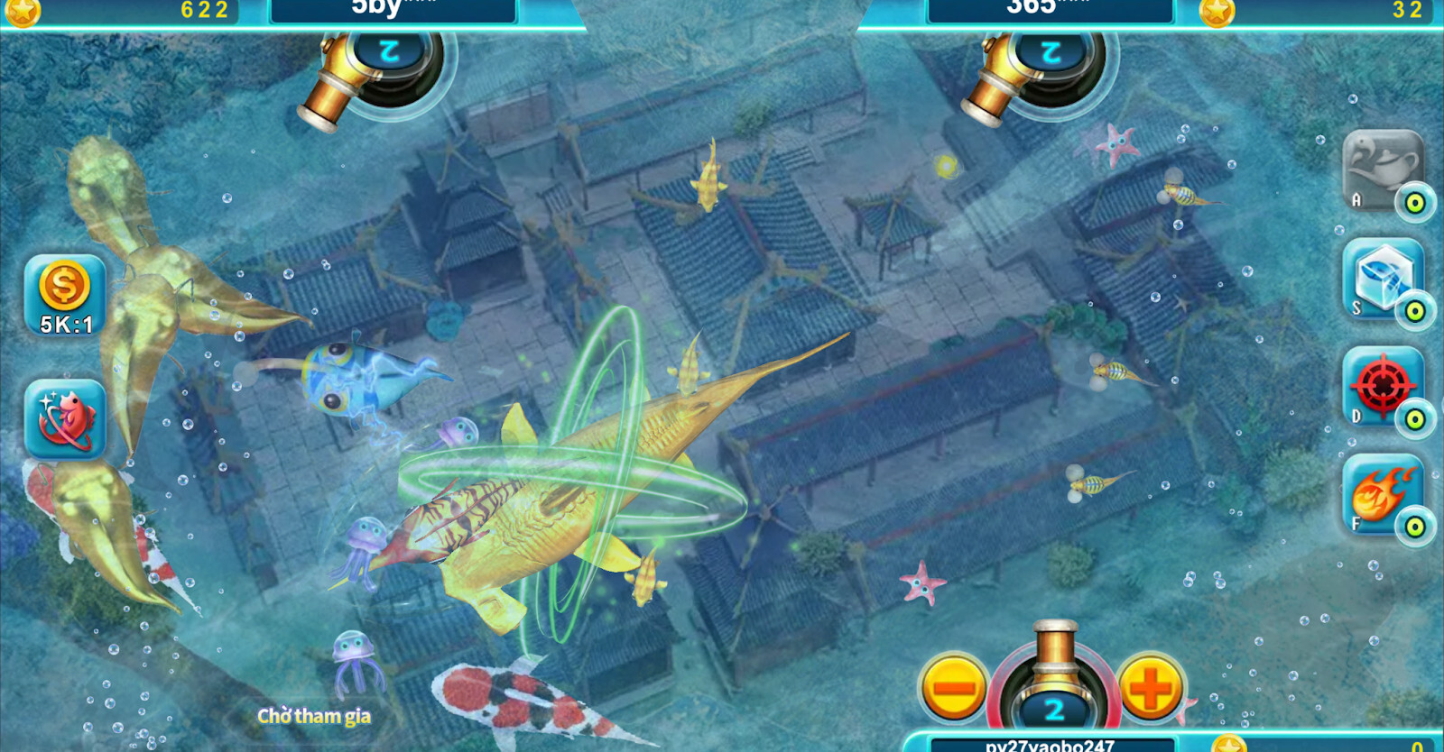 Hướng dẫn cách chơi Ngư Ông Bắt Cá 1 + 2 SV66 cho tân thủ 9 Cách chơi Ngư Ông Bắt Cá 1 + 2 SV66 khá dễ dàng