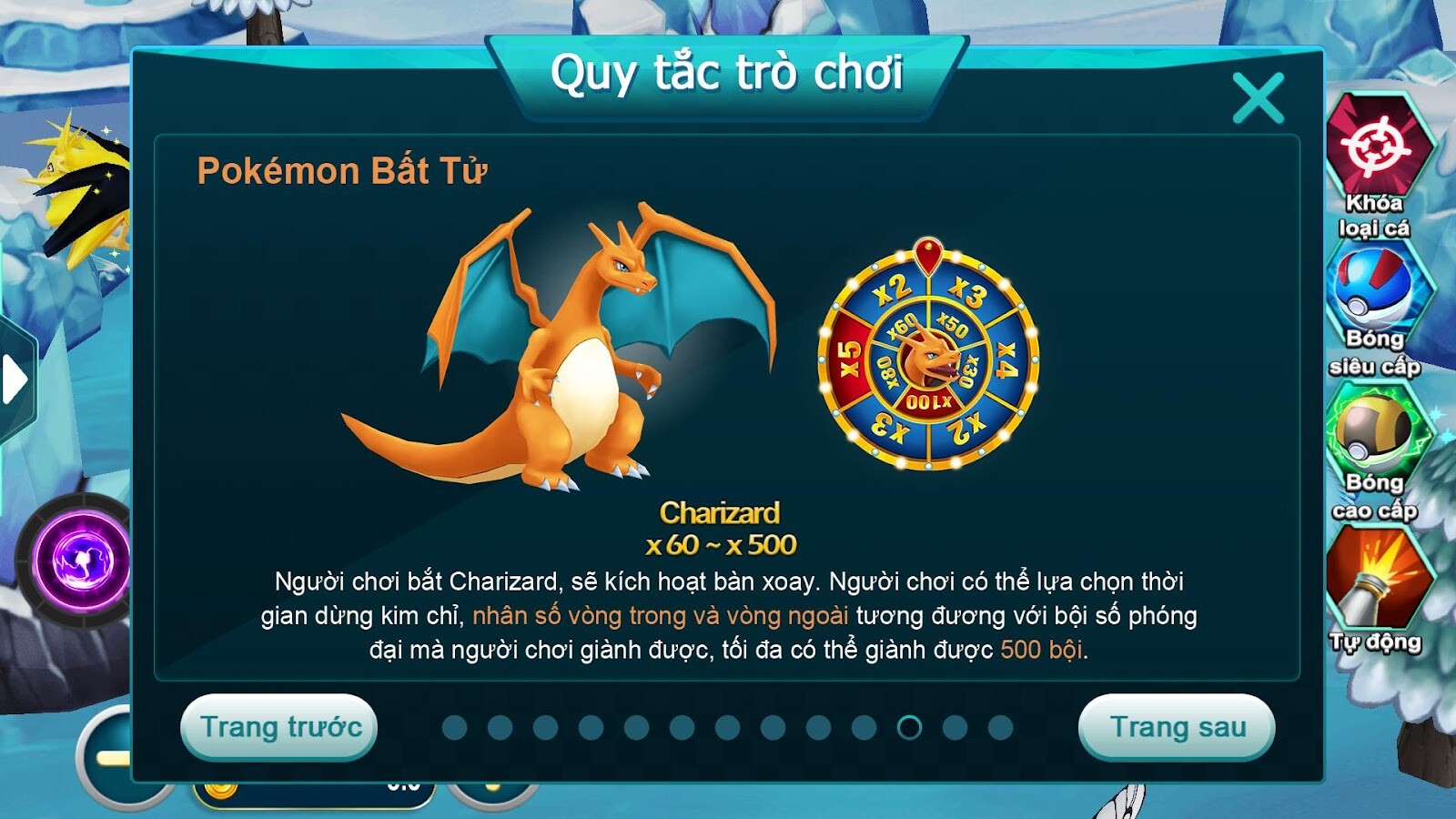 Đại Sư Pokemon SV66 - Game săn Pokemon hot hit nhất hiện nay 21 Pokemon bất tử trong game