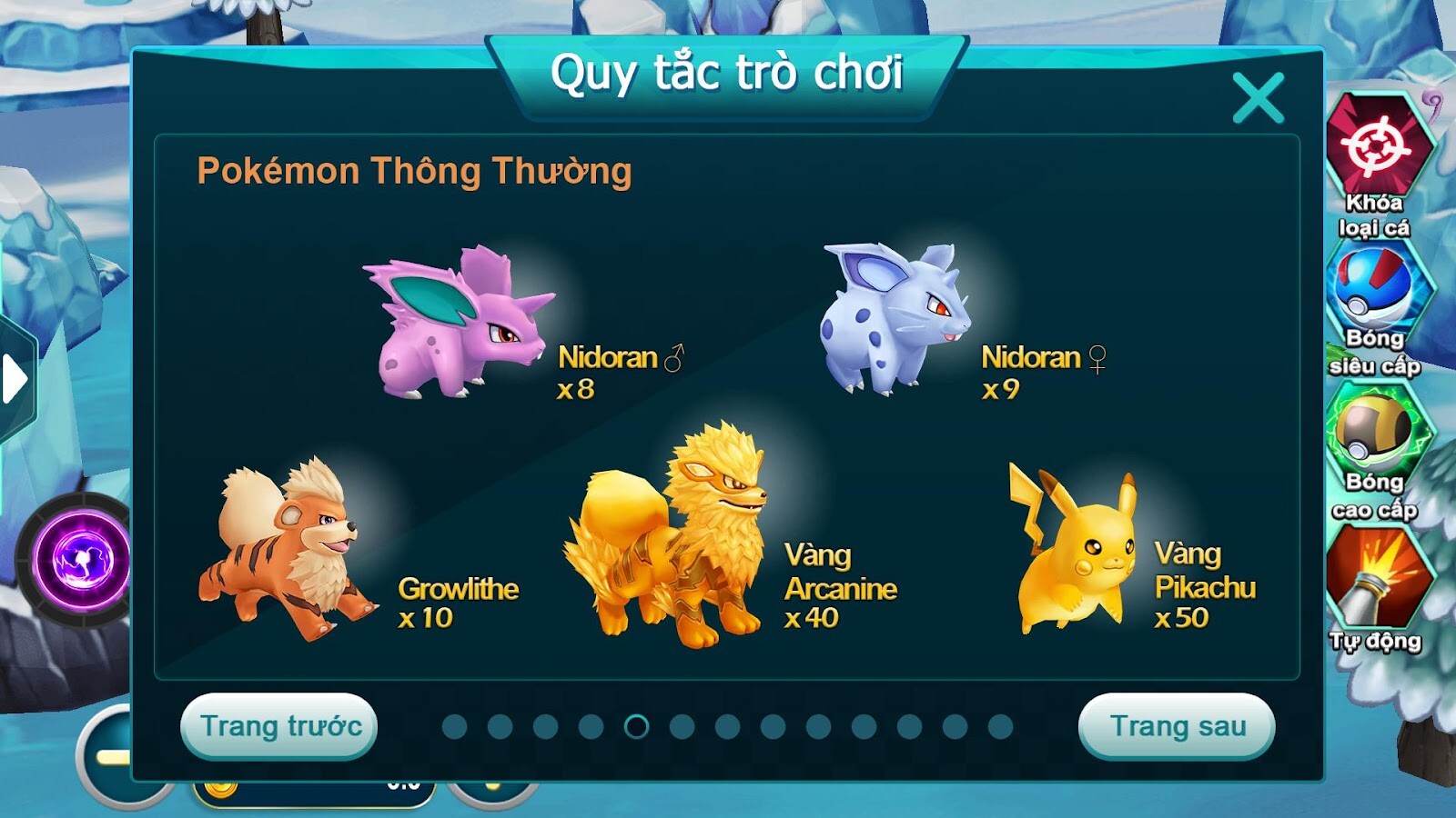 Đại Sư Pokemon SV66 - Game săn Pokemon hot hit nhất hiện nay 15 Pokemon thông thường