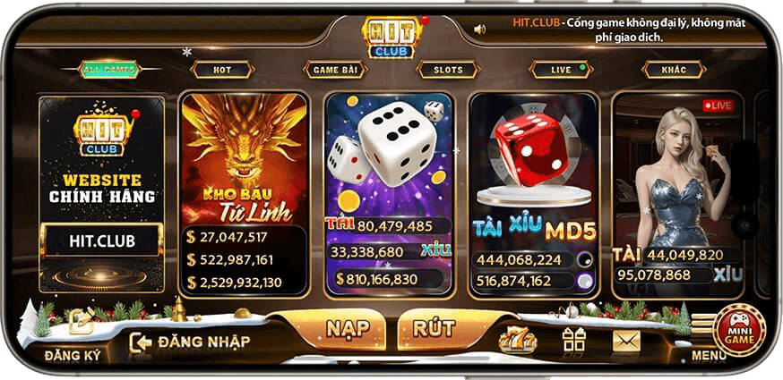 Hitclub - Khám phá cổng game xanh chín uy tín tại Việt Nam 6 Cổng game Hitclub có những game đổi thưởng nào hấp dẫn?