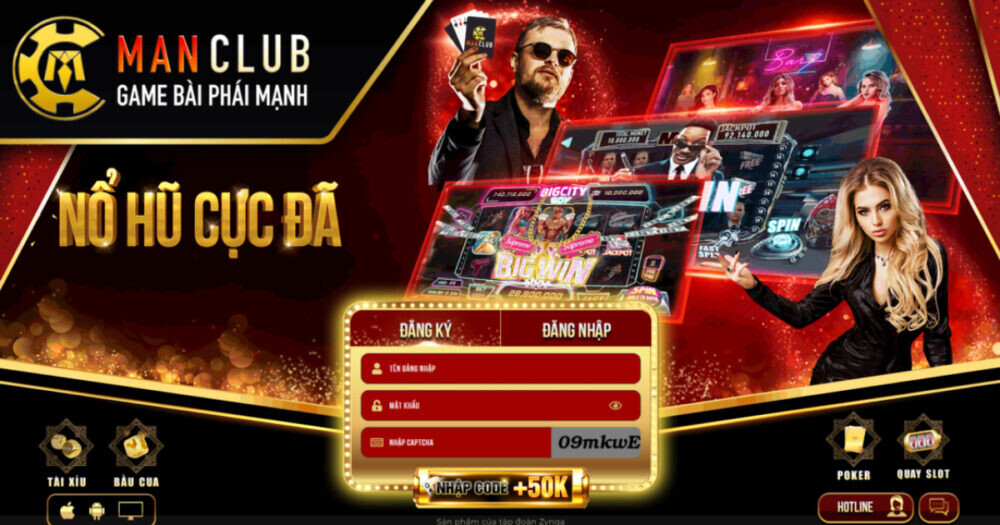 Manclub - Cổng game bài hàng đầu trên mạng hiện nay 8 Đăng ký tài khoản Manclub siêu dễ