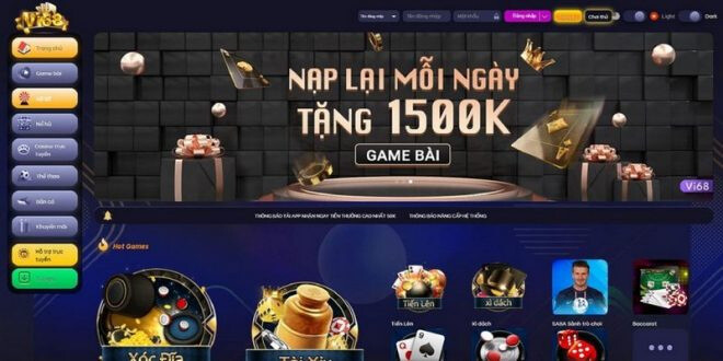 Tiết lộ từ A-Z các thông tin về cổng game Vi68 10 Nạp rút nhanh chóng